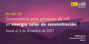 convocatoria energía solar de concentración