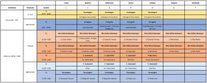 horario asfaltado