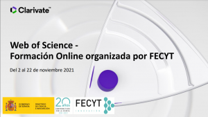 Formación de la Web of Science