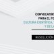 Convocatoria de Ayudas para el Fomento de la Cultura Científica, Tecnológica y de la Innovación